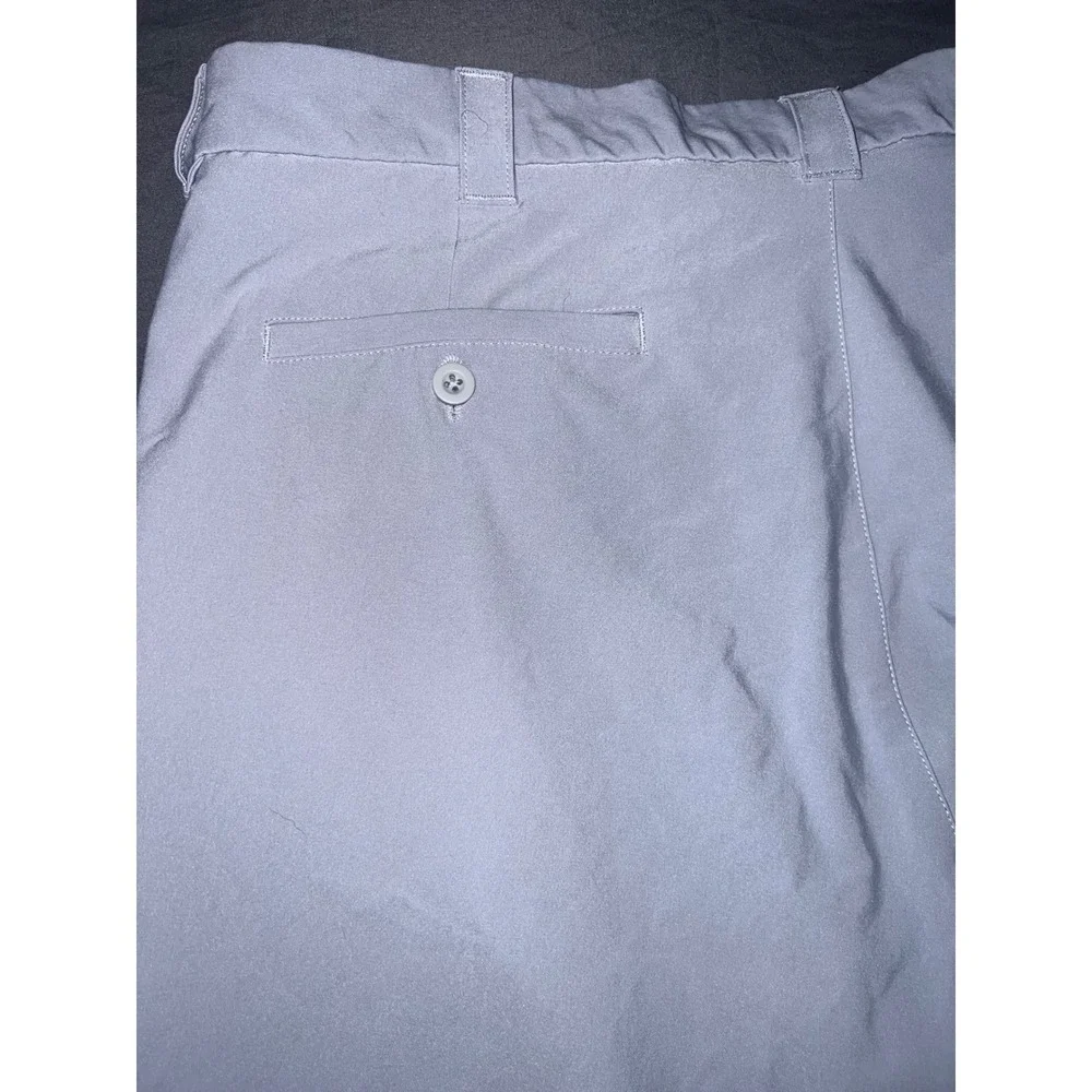 Roundtree & Yorke Performance Mens Golf Shorts Gray Size 36 Stretch Wicking